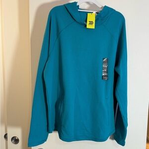 NWT All in Motion Men's Teal Waffle Knit Sweater